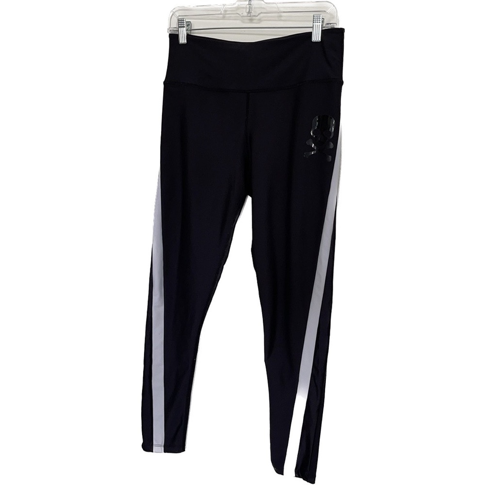 SoulCycle Black & white striped legging